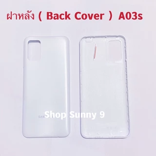 ฝาหลัง ( Back Cover ）Samsung Galaxy A03s / SM-A037（แถมปุ่มเร่งเสียง-ลดเสียง ）