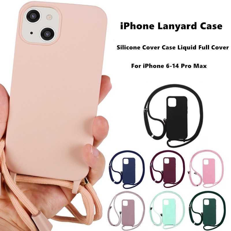 เคสซิลิโคนนิ่ม พร้อมสายคล้องคอ สําหรับ iPhone 17 16 Pro รูปที่ 3