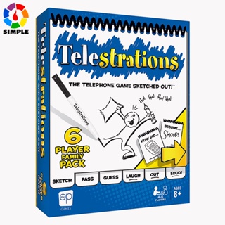 Telestrations Family Board Game A Fun Family Game for Kids and Adults