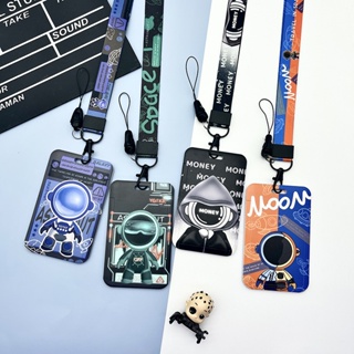 [พร้อมส่ง]New แฮกเกอร์ Astronaut หุ่นยนต์ สายคล้องบัตร นักบินอวกาศ ป้ายคล้องคอใส่บัตร บัตรพนักงาน ป้ายห้อยบัตร สายคล้องคอบัตรพนักงาน สายคล้องบัตร