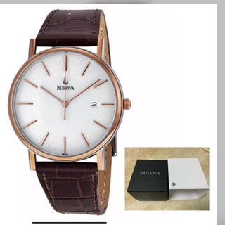 นาฬิกา BULOVA MENS 98H51 QUARTZ พร้อมกล่อง (ใหม่)