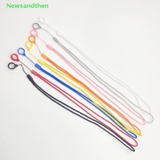 Newsandthen แหวนซิลิโคน แบบพกพา เชือกเส้นเล็ก ห่วงแขวน ป้องกันการหล่น ดี