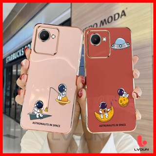 เคส Realme C30S C35 C33 C21Y C25Y Realme 9 9Pro 9Pro Plus 9i Astronaut Soft Case 2B-XQ