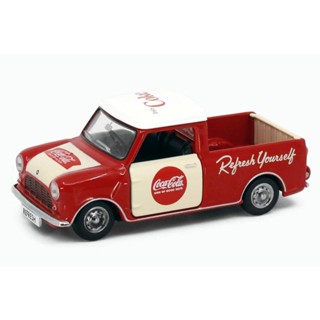 BHong Kong Tiny Coca-Cola Morris โมเดลรถบรรทุก 1/110 Diecast 007574