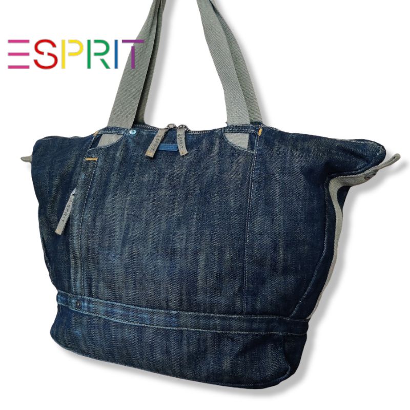 กระเป๋า Esprit denim แท้มือสอง