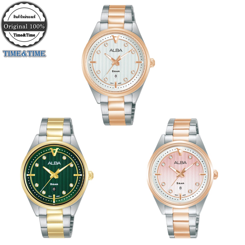 ALBA นาฬิกาข้อมือผู้หญิง รุ่น AH7AX4X1, AH7AX6X1, AH7AX8X1