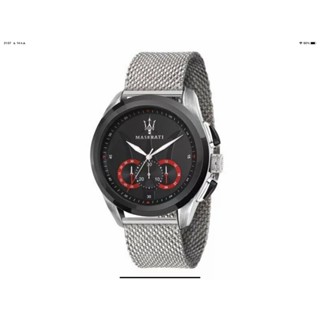 นาฬิกา MASERATI MENS R8873612005 TRACUARDO QUARTZ CHRONOGRAPH พร้อมกล่อง (ใหม่)