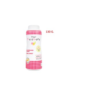 แป้งไรซแคร์(reiscare) ขนาด 130 กรัม สีชมพู กลิ่น floral sweet หอมอ่อนๆจากดอกไม้