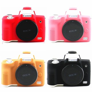 เคสซิลิโคนนิ่ม ป้องกันผิว สําหรับกล้องดิจิทัล Canon EOS M50 Mark II M50II