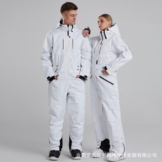 21 one-piece ski suit mens waterproof breathable seam laminated cotton waterproof single and double board ski suit womens FEYL