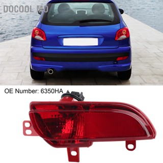 BDocool Mo ไฟตัดหมอก ด้านหลังซ้าย 6350HA สีแดง แบบเปลี่ยน สําหรับ Peugeot 206+ 20092012