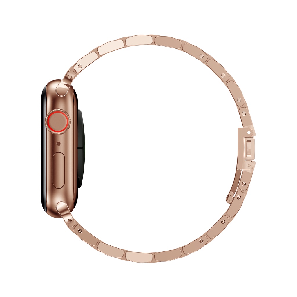 สายนาฬิกาข้อมือ สเตนเลส หรูหรา แบบเปลี่ยน สําหรับ Apple Watch Series 8 7 6 5 4 3 2 1 SE iwatch Band 38 มม. 40 มม. 41 มม. 42 มม. 44 มม. 45 มม. 49 มม. - รูปที่ 6