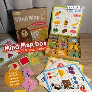 ✅พร้อมส่ง✅Bambino Mind map box  เกมที่ทุกบ้านต้องมี ยอดขายกว่า 8 พันชุด ของเล่นฝึกเชาว์สำหรับน้องวัย 1-6 ขวบ B1908053