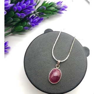 1Pc Natural Ruby Necklace Pendant  / 15 mm genuine Ruby Pendant/ Africa Real Ruby pendant Jewellery / Red Ruby Gemstone.