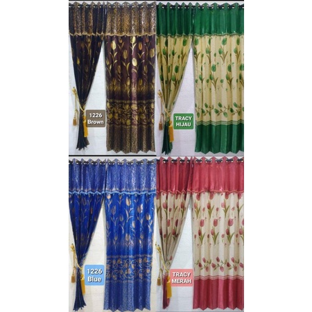 TRACY BLACKOUT CURTAINS/ JODHA CURTAINS/FLOWER CURTAINS/BLACKOUT CURTAINS