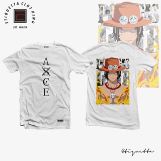 เสื้อยืดสําหรับผู้ชาย♛F.Anime - One Piece - เสื้อยืด Portgas D. Ace สําหรับผู้ชาย/เสื้อยืดสําหร IbO_33