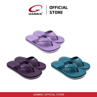 GAMBOL รุ่น ICONIC สีพิเศษ รองเท้าแตะหนีบ หญิง ชาย รองเท้าแตะ GM/GW11267 size 36-46