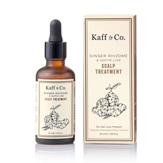 ECOTOPIA ทรีทเม้นท์ Kaff &amp; Co. Ginger Rhizome &amp; Kaffir Lime Essential Oil Scalp Treatment 50ml