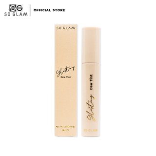 SO GLAM GLASTING DEW TINT 101 SEMI APRICOT โซ แกลม กลาสติ้ง ดิว ทินท์ ลิปทินต์ฉ่ำอิ่มน้ำ 101