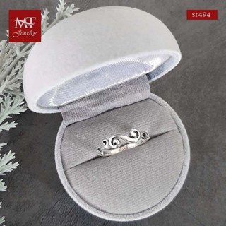 MT แหวนเงินแท้ แนววินเทจ ไซส์: 55 Solid 925 Sterling Silver Ring (sr494) MT Jewelry มณีธารา