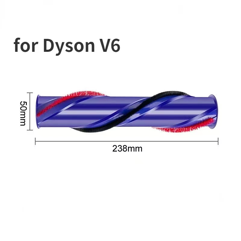แปรงลูกกลิ้งคาร์บอนไฟเบอร์ แบบเปลี่ยน สําหรับเครื่องดูดฝุ่น Dyson V6 V7