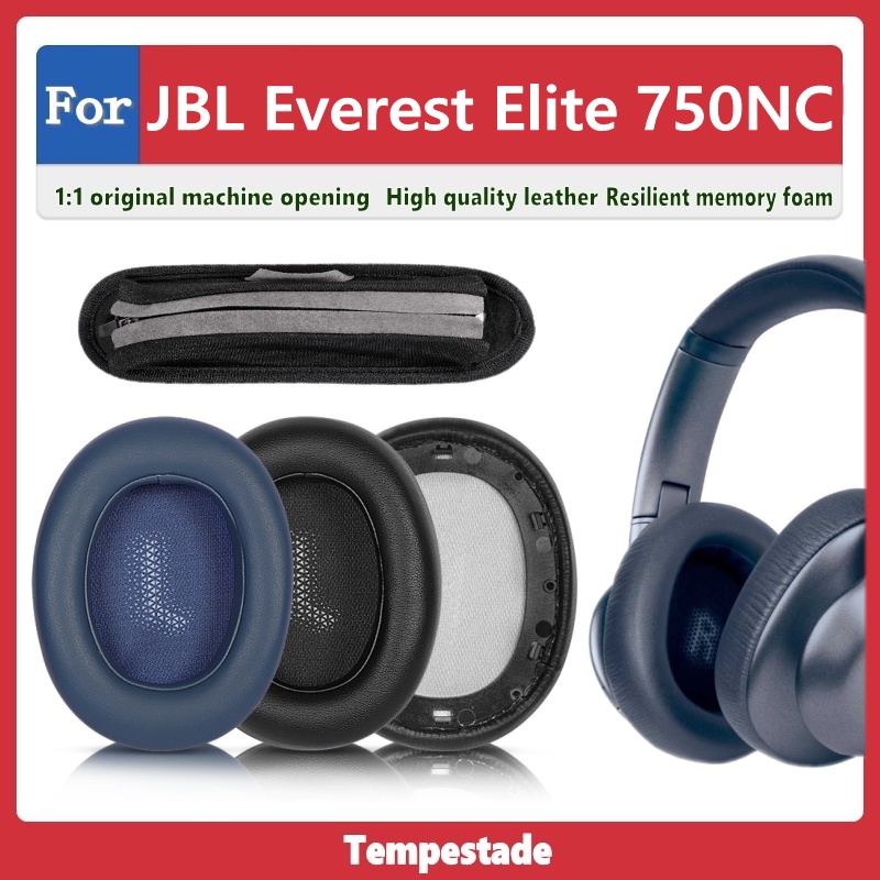 เหมาะสําหรับ JBL Everest Elite 750NC Earmuffs แผ่นรองหูฟังหูฟังฝาครอบหูฟังเคสป้องกันอะไหล่อะไหล่ซ่อม