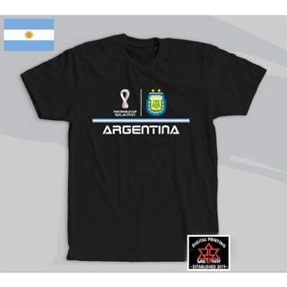 เสื้อยืด ลาย Argentina Fifa World Cup Qatar 2022