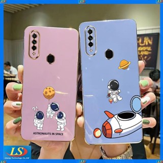 เคสโทรศัพท์มือถือ ลายการ์ตูนนักบินอวกาศ Nasa สําหรับ Oppo A31 A96 A76 A37 A92 A52 A53 A54 A55 XQ