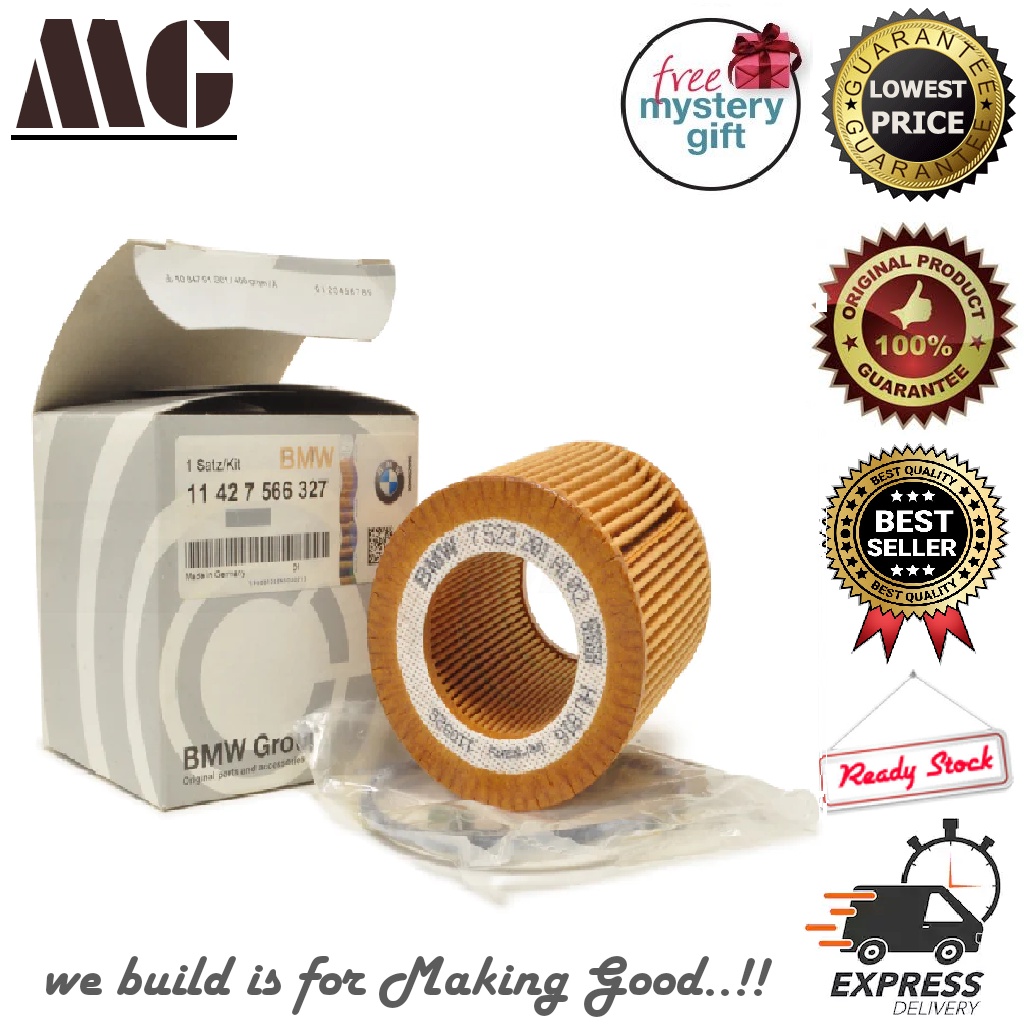 กรองน้ํามันเครื่อง BMW 11427566327 Bmw 1 2 3 4 5 6 7 Series/X1 E84/X3 E83,F25/X4 F26/X5 E70,F15,F85 