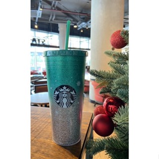 Starbucks Green Sparking Cold Cup 22 Oz