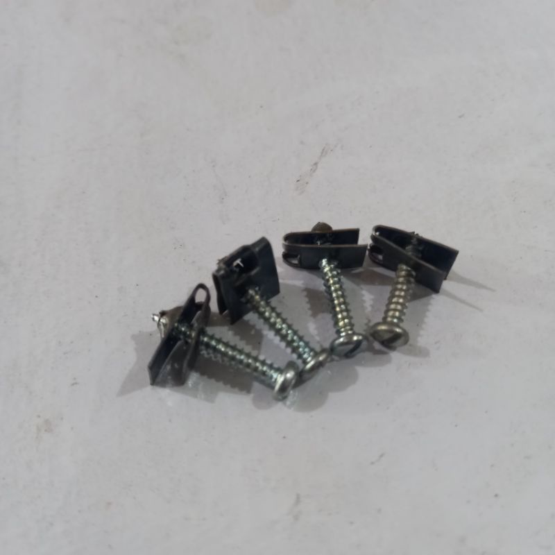 Vespa Super Sprint Vbb Horn Clip Nut Bolts 4 ชิ้น
