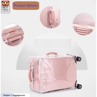 **Best Price** พลาสติกใส PVC คลุมกระเป๋าเดินทางแบบขอบใส/ไร้ขอบ - PVC Luggage Cover