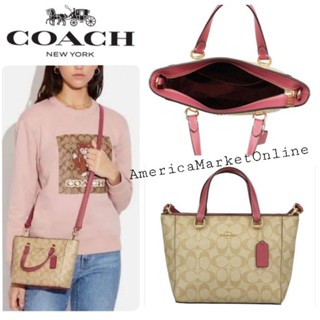 กระเป๋า COACH/ Alice Satchel In Signature Canvas ( COACH CA613)