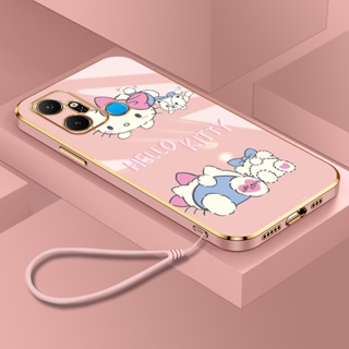 เคสโทรศัพท์มือถือ ซิลิโคนนิ่ม ลายแมวเฮลโล คิตตี้ สําหรับ Infinix Smart 6 Plus X6823C X6823