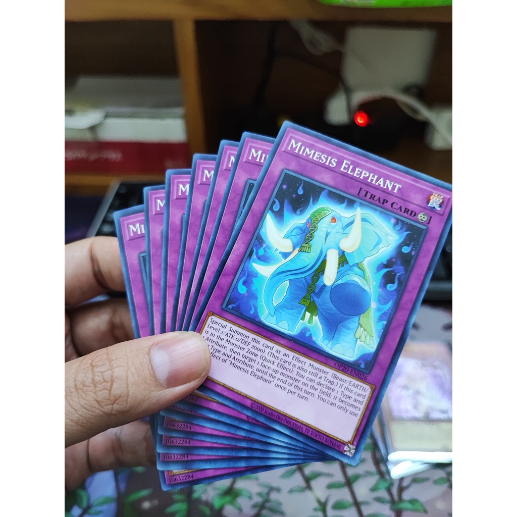 [Yugioh Funny Shop] การ์ด 1 ใบ Mimesis Elephant - OP20-EN026