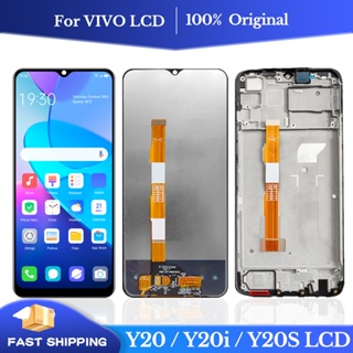 6.51&amp;quot; ของแท้ หน้าจอสัมผัส LCD พร้อมกรอบดิจิไทเซอร์ สําหรับ vivo Y20 V2029 Y20i V2027 V2032 Y20s