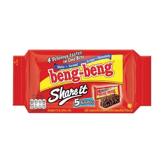 [6 แพ็ค] Beng Beng Share It Pouch เบงเบง แชร์ อิท ถุง 5 ชิ้น 47.5 กรัม จำนวน 6 ถุง