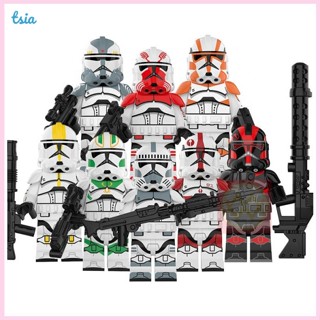 Rx ฟิกเกอร์ Star Wars Minifigures Lego Clonetroopers Blocks ของเล่นสําหรับเด็ก