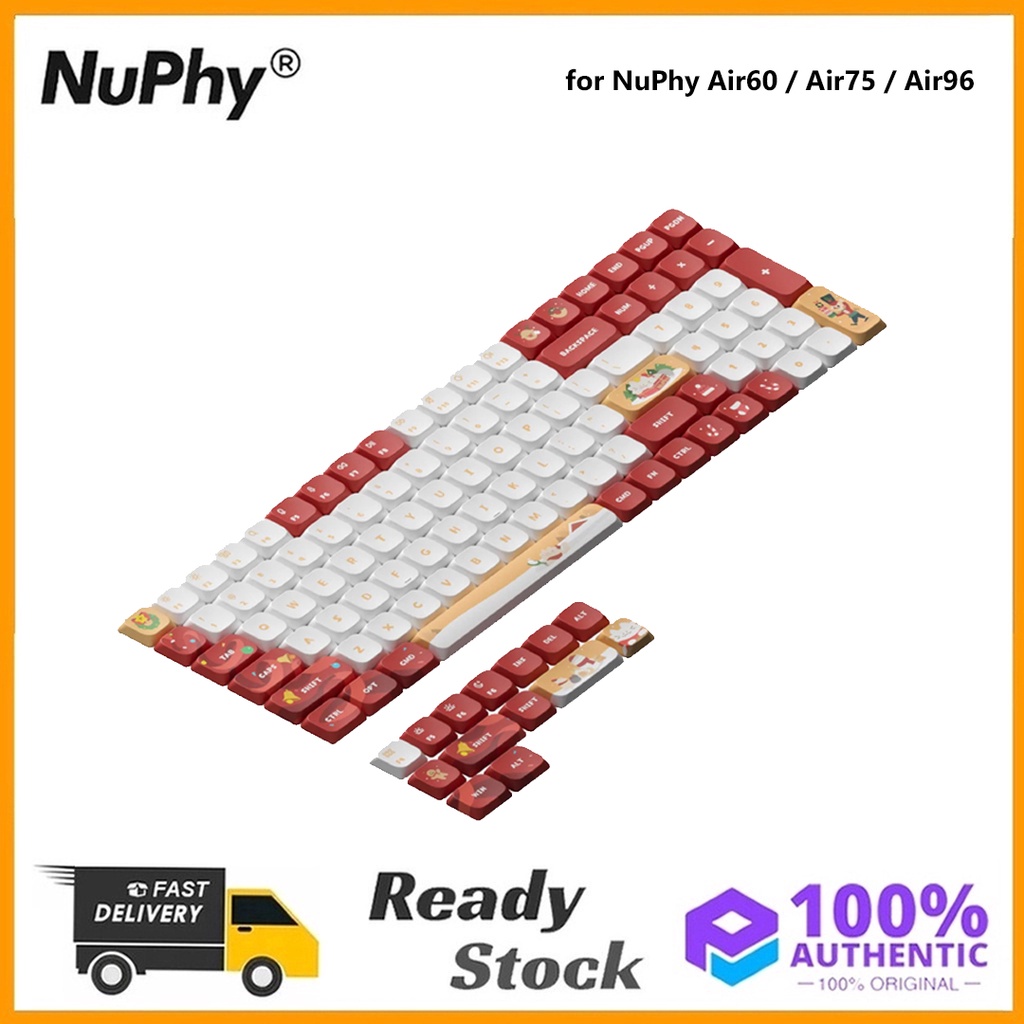 NuPhy Meow Xmas nSA Dye-sub PBT Keycaps สําหรับ NuPhy Air60 / Air75 / Air96