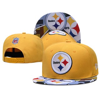 หมวกกีฬา หมวกกันแดด ดีไซน์ดี สไตล์ฮิปฮอป NFL Pittsburgh Steelers Snapback