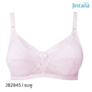 Jintana เสื้อชั้นใน (ไม่เสริมโครง) รุ่น Basic Bra รหัส JB2845 สีชมพู