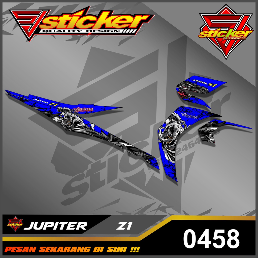 0458 YAMAHA JUPITER Z1 LIST VENOM VARIATION STICKER