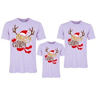 FAMILY T-SHIRT FOR CHRISTMAS LAVENDER SOLD PER PCS UNISEX 471