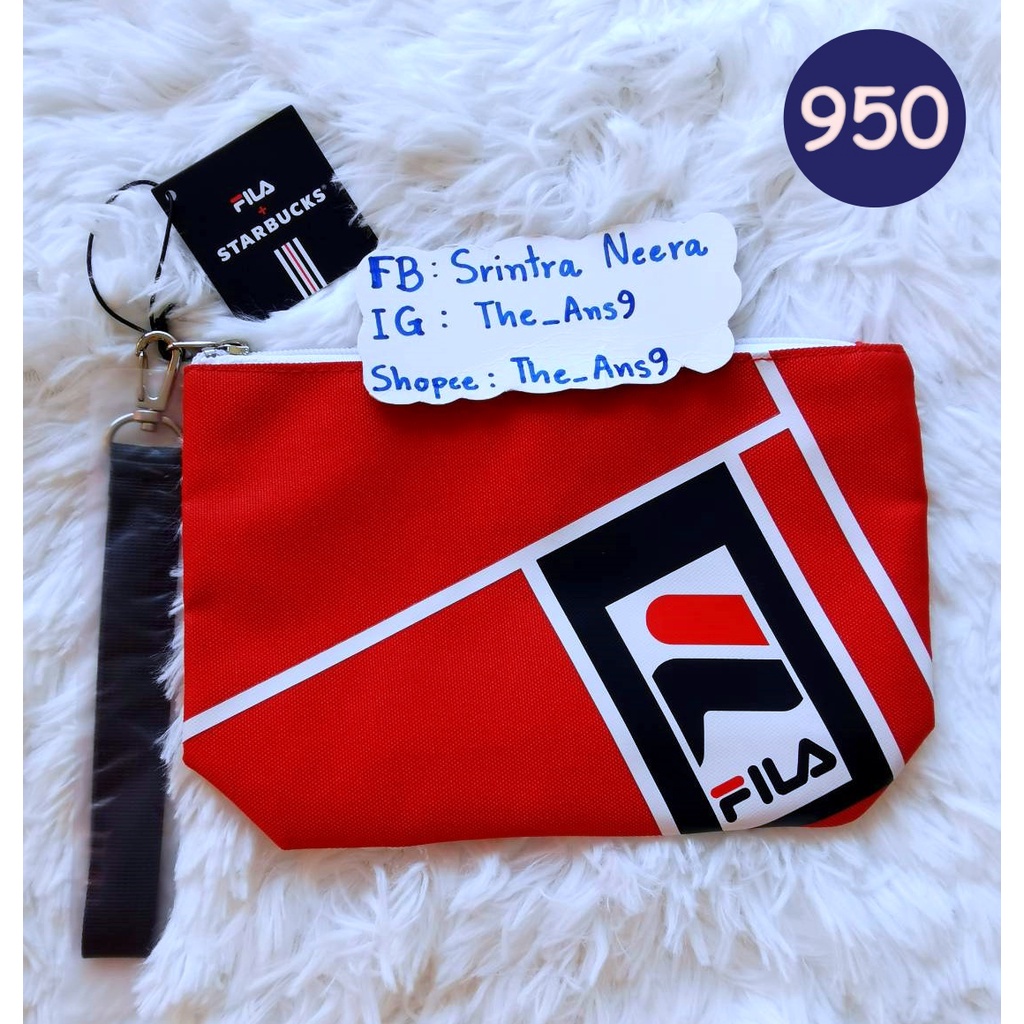 กระเป๋า Starbucks x FILA FILA Pouch