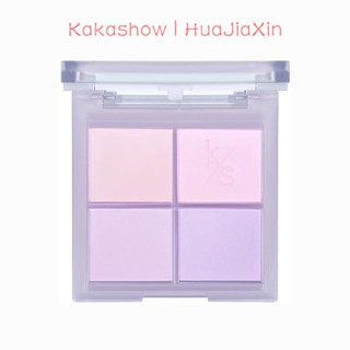 Kakashow บลัชออนแต่งหน้า สี่สี เนื้อแมตต์ สีนู้ดธรรมชาติ สีม่วงแอปริคอท ไฮกลอส ซ่อมแซม