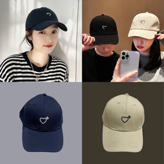 Cap_รูปหัวใจ Hat หมวกแก็ป ลายปัก มีหลายสี ราคาถูก พร้อมส่ง