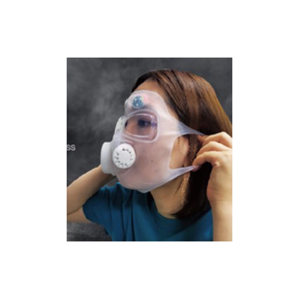 Silicon gas mask for pocket หน้ากากป้องกันแก๊สพิษทำจากซิลิโคน
