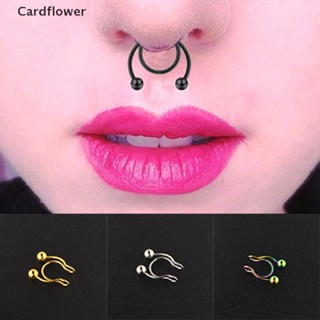 &lt;Cardflower&gt; 1pcs Fashion Nose Ring False Nose Ring  Jewelry For Women Nose Clip On Sale