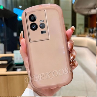 เคสโทรศัพท์มือถือ กันตก ป้องกันกล้อง สีขาว สีดํา เรียบง่าย สําหรับ VIVO IQOO 11 5G Y02 4G X80 Pro Y02 IQOO11 X80Pro VIVOX80