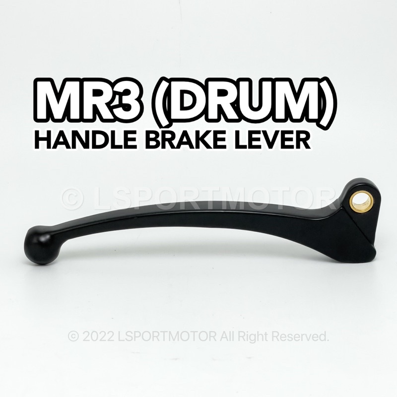 MODENAS MR3 (DRUM) HANDLE BRAKE LEVER (สีดํา) RH KANAN KRISS MR3